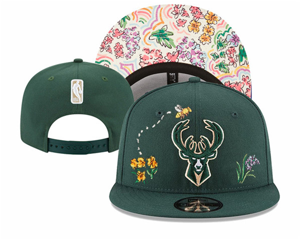 Milwaukee Bucks Stitched Snapback Hats 0027